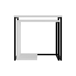 Комплект из 2-х приставных столов белого цвета из дерева ZIGOSH WHITE варинант исполнения - 1 | Loft Concept в Краснодаре