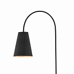 Торшер с изогнутым корпусом на бетонном основании Black Portland варинант исполнения - 1 | Loft Concept в Краснодаре