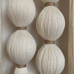 Панно на стену из хлопковых нитей White Morse Wall Hanging  варинант исполнения - 3 | Loft Concept в Краснодаре