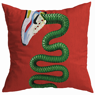Декоративная подушка Seletti Cushion Sneaker Snake Декоративная подушка Seletti Cushion Sneaker Snake