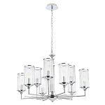 Люстра с 9-ю цилиндрическими стеклянными плафонами Jeanette варинант исполнения - 7 | Loft Concept в Краснодаре