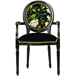 Стул с подлокотниками из бука с изображением птицы и цветов Blooming Birds варинант исполнения - 1 | Loft Concept в Краснодаре