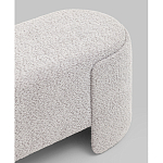 Банкетка Taks букле светло-серый варинант исполнения - 3 | Loft Concept в Краснодаре