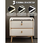 Умная прикроватная тумбочка c зарядкой для телефона Nightstand Smart варинант исполнения - 2 | Loft Concept в Краснодаре