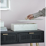 Шкатулка из белого мрамора Save Time варинант исполнения - 4 | Loft Concept в Краснодаре