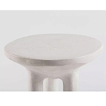 Дизайнерский журнальный стол белый на 3-х ножках в виде ступней African table варинант исполнения - 1 | Loft Concept в Краснодаре