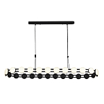 Люстра овальная с круглыми светодиодными источниками света Maxine Light варинант исполнения - 10 | Loft Concept в Краснодаре