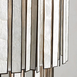 Потолочный светильник с подвесами из перламутра Unique Shine Effect варинант исполнения - 3 | Loft Concept в Краснодаре