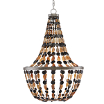 Люстра каплевидной формы с подвесками в виде декоративных бусин Flat Beads варинант исполнения - 2 | Loft Concept в Краснодаре