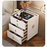 Умная прикроватная тумбочка c зарядкой для телефона Smart Furniture варинант исполнения - 5 | Loft Concept в Краснодаре