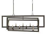 Люстра из пересекающихся прямоугольных элементов Intersecting Rectangles варинант исполнения - 2 | Loft Concept в Краснодаре