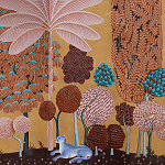 Мебельная ткань Oasis Terracotta Велюр  варинант исполнения - 1 | Loft Concept в Краснодаре