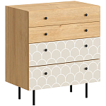 Комод с принтом на ящиках Elise Chest of Drawers варинант исполнения - 9 | Loft Concept в Краснодаре