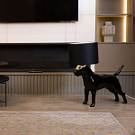 Лампа COLLECTION OF DOGS с абажуром Бультерьер варинант исполнения - 8 | Loft Concept в Краснодаре