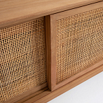 ТВ-тумба из массива тика Busto TV Stand варинант исполнения - 4 | Loft Concept в Краснодаре