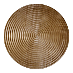 Журнальный столик с круглой фактурной столешницей из натурального дерева Vortex варинант исполнения - 2 | Loft Concept в Краснодаре