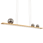 Светодиодная линейная люстра IONA Сhandelier gold 103 варинант исполнения - 1 | Loft Concept в Краснодаре