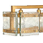 Люстра прямоугольная из толстого литого стекла Cast Glass варинант исполнения - 3 | Loft Concept в Краснодаре