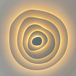 Потолочная люстра круглая многослойная Multilayering варинант исполнения - 9 | Loft Concept в Краснодаре