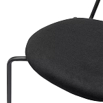 Стул с мягким сиденьем черный Stool Loft Black варинант исполнения - 7 | Loft Concept в Краснодаре