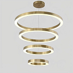 Люстра Light Ring Vertical Латунь варинант исполнения - 1 | Loft Concept в Краснодаре