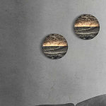 Бра в форме диска из керамогранита Eclipse of Celestial Bodies варинант исполнения - 5 | Loft Concept в Краснодаре