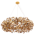 Люстра подвесная круглая с многочисленными металлическими круглыми элементами Terzani Argent варинант исполнения - 4 | Loft Concept в Краснодаре