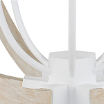 Подвесной светильник из дерева в форме сферы Eco Light варинант исполнения - 1 | Loft Concept в Краснодаре