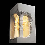 Встраиваемый в стену гипсовый светильник под покраску с колоннами и арками в античном стиле Antiquity Athena варинант исполнения - 7 | Loft Concept в Краснодаре