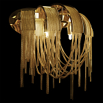 Бра с металиическими цепочками и дугообразными элементами Atlantis Chain варинант исполнения - 12 | Loft Concept в Краснодаре