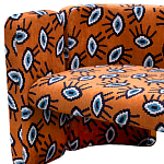 Акцентный Двухместный Диван Leela Оранжевый Орнамент варинант исполнения - 2 | Loft Concept в Краснодаре