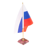 Флагшток на подставке из натурального камня Stone Flagpole варинант исполнения - 2 | Loft Concept в Краснодаре