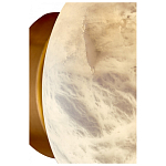 Бра в форме диска из натурального камня Cryptocrystalline Stone варинант исполнения - 3 | Loft Concept в Краснодаре