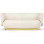 Диван с обивкой букле Ambrose Soft Boucle Sofa варинант исполнения - 1 | Loft Concept в Краснодаре