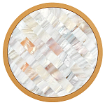 Бра в форме диска с перламутровыми прямоугольниками из морской ракушки Touch of Marine Charm варинант исполнения - 2 | Loft Concept в Краснодаре