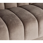 Диван трехместный велюровый серый Island of Comfort варинант исполнения - 4 | Loft Concept в Краснодаре