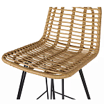 Стул барный с ротанговым плетением Half Bar Chair with Wicker без подлокотников варинант исполнения - 6 | Loft Concept в Краснодаре