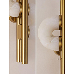 Бра  с фигурным мраморным рассеивателем Spiral of Warm Light варинант исполнения - 8 | Loft Concept в Краснодаре