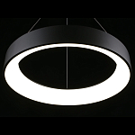 Люстра подвесная светодиодная Black Circle варинант исполнения - 4 | Loft Concept в Краснодаре