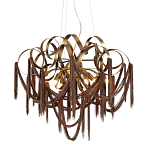 Люстра подвесная с переплетенными металлическими лентами и цепочками Atlantis Chain варинант исполнения - 1 | Loft Concept в Краснодаре