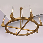 Люстра CANELLE Round Chandelier 8 Modern Brass варинант исполнения - 2 | Loft Concept в Краснодаре