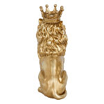 Статуэтка лев с детализированной гривой и изящной короной Lion Crown  варинант исполнения - 3 | Loft Concept в Краснодаре