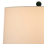 Настольная лампа зеленая с тканевым абажуром Splashes of Green Moss варинант исполнения - 3 | Loft Concept в Краснодаре