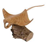 Статуэтка из дерева скат Animals of the World варинант исполнения - 1 | Loft Concept в Краснодаре