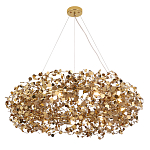 Люстра подвесная круглая с многочисленными металлическими круглыми элементами Terzani Argent варинант исполнения - 5 | Loft Concept в Краснодаре