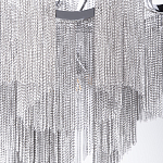 Люстра потолочная с металлическими цепочками Диаметр 99 см Atlantis Chain варинант исполнения - 4 | Loft Concept в Краснодаре