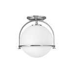 Потолочный светильник с плафоном в форме белого матового шара Hinkley варинант исполнения - 7 | Loft Concept в Краснодаре