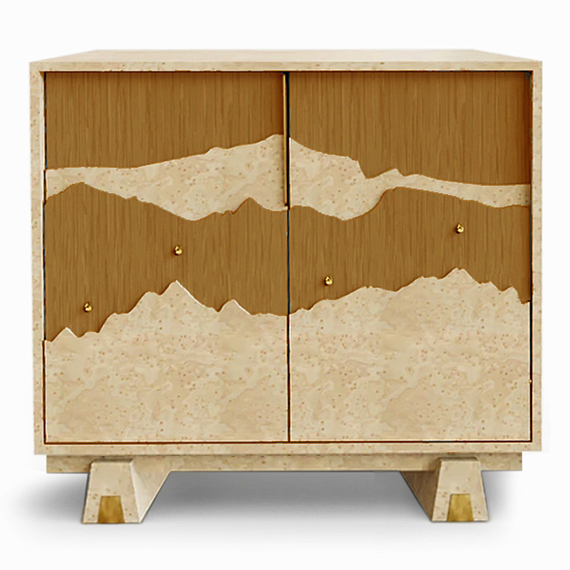 Буфет Okinawa Ginger Бежевый Горчичный Золотой в Краснодаре | Loft Concept 