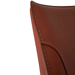 Стул коричневый из искуственной кожи на 4-х ножках Enigma Brown варинант исполнения - 4 | Loft Concept в Краснодаре