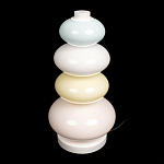 Настольная лампа из стеклянных сфер в пастельных тонах Высота 40 см Pastel Lunaria варинант исполнения - 3 | Loft Concept в Краснодаре